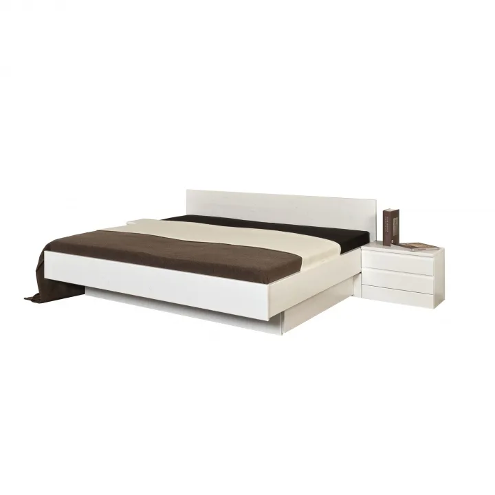 Bett Alpine-Furniture (180 x 200 cm, Fichte, weiss)