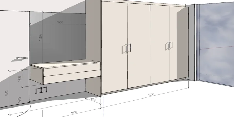 Vorentwurf in 3D-Visualisierung