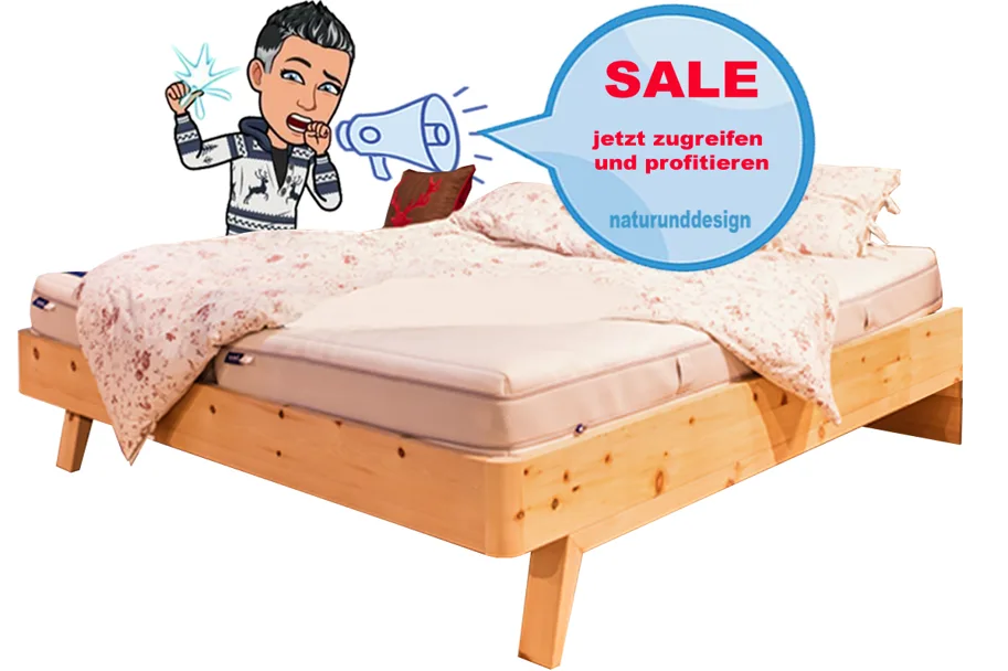Design-Bett Allegra  (180 x 200 cm, Arve) 