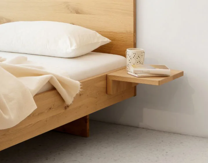 Wandablage | Nachttisch Eiche