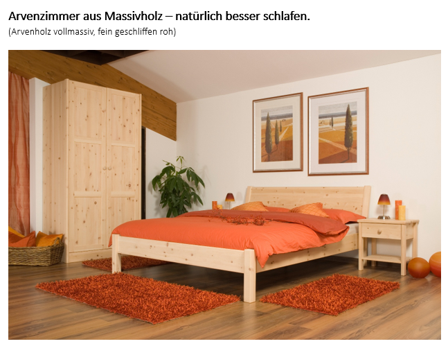 Dorma Bein (Arve & Varianten) Bett - Nachttisch - Schrank - Kommode - Innenschublade