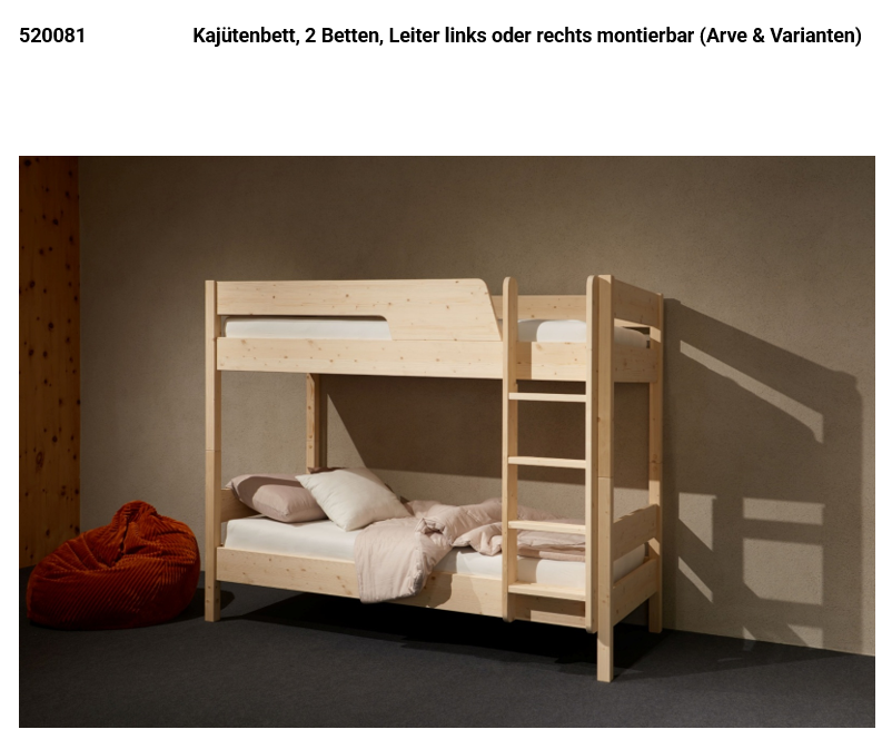 4infants (Arve & Varianten) Kajütenbett - Bettschublade